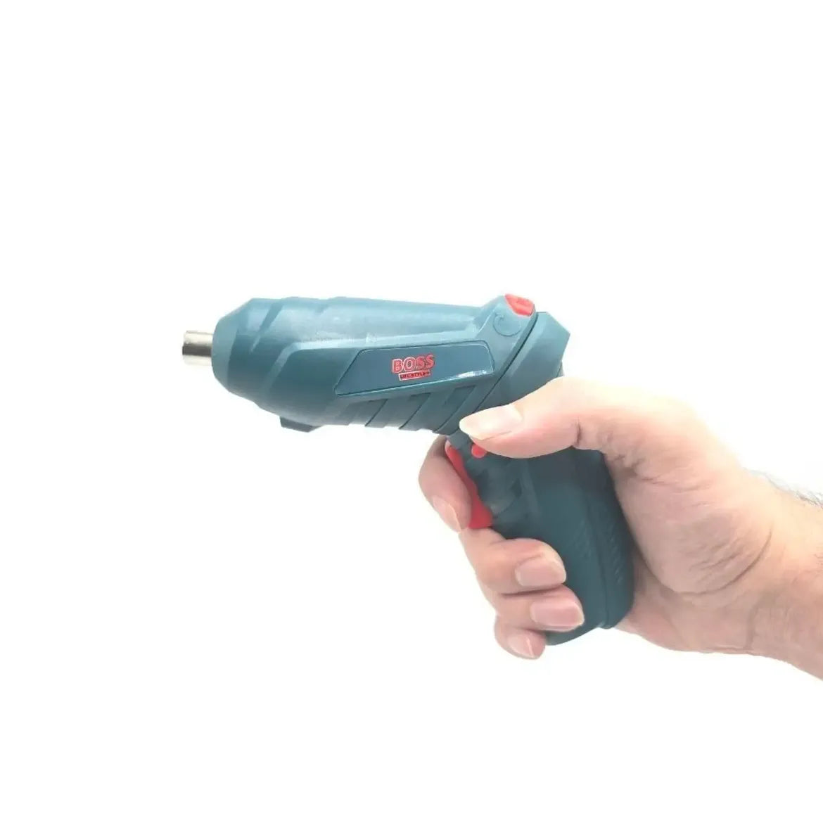 Boss Cordless Electric Screwdriver Kit – Rechargeable Driver with Bits, Sockets & Flexible Extension in Carry Case
