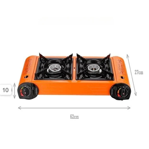 Hi-Tex Portable Gas stove with 2 Burners