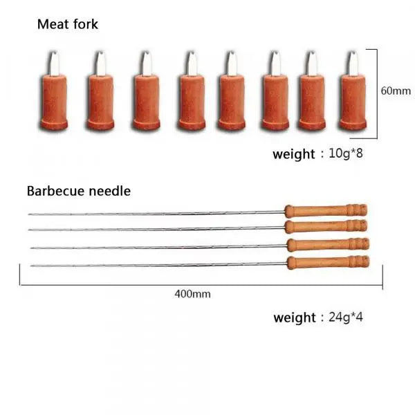 18Pcs Stainless Steel BBQ Tool Set