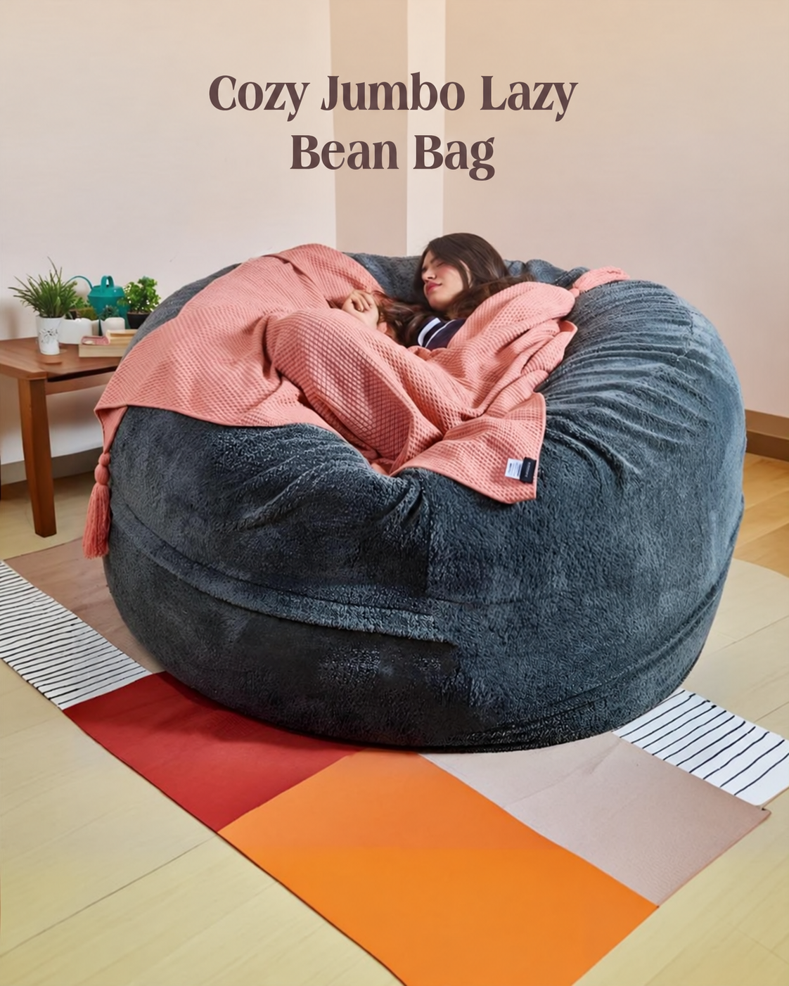 Cozy Jumbo Bean Bag Chair – Extra Large Lounge Seat Kuwait