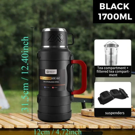 1700ML Stainless Steel Vacuum Flask