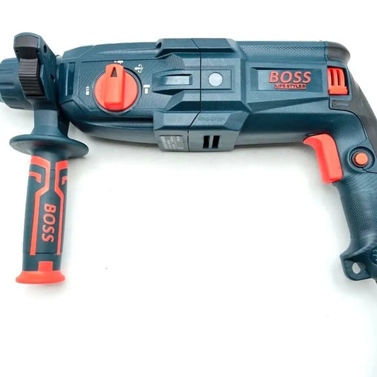 Boss 26mm SDS Rotary Hammer Drill – 3000W 3-in-1 Drill, Hammer & Chisel with Case
