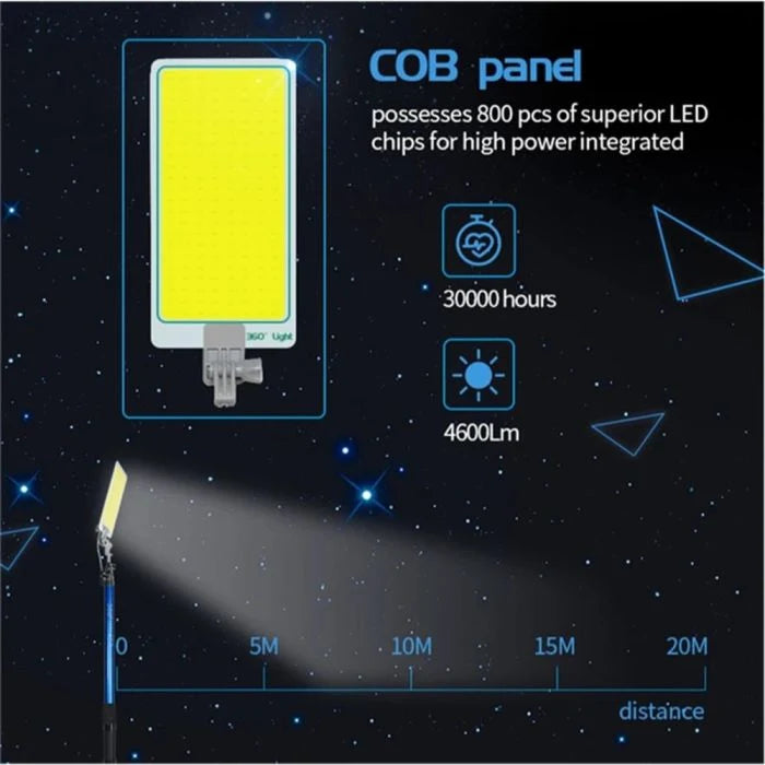 مصباح LED للتخييم FR-03 ‏[800 واط]