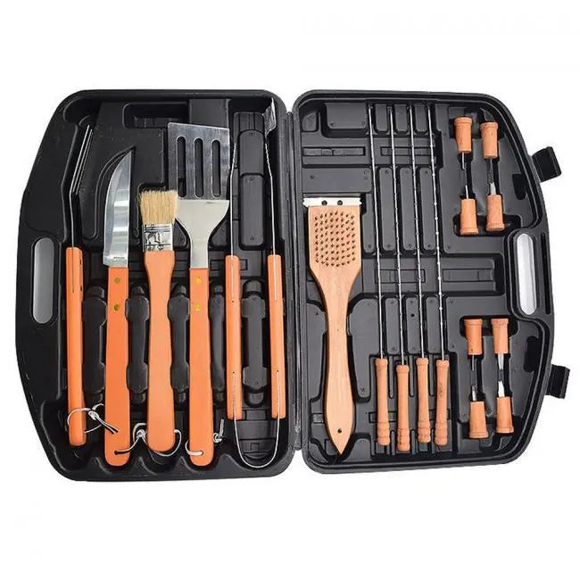 18Pcs Stainless Steel BBQ Tool Set
