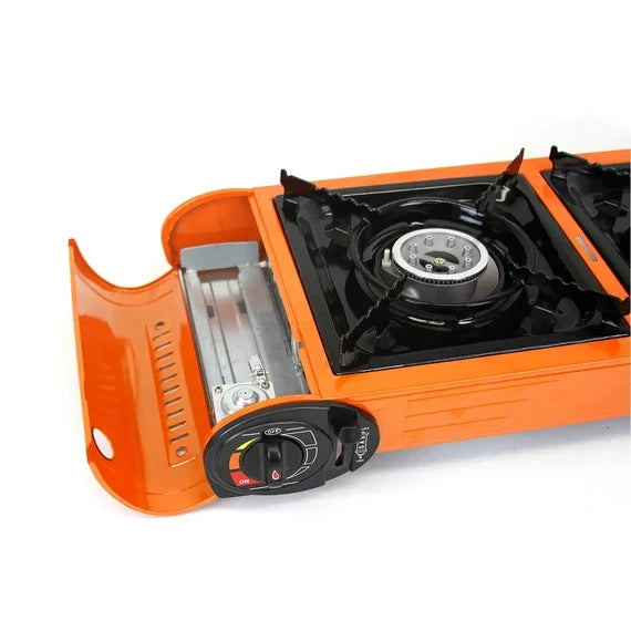 Hi-Tex Portable Gas stove with 2 Burners