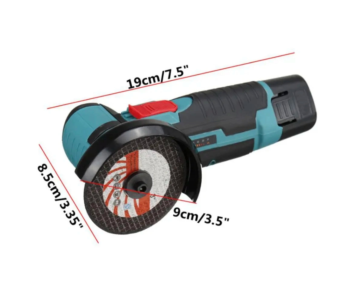 12V Cordless Mini Angle Grinder 3-inch